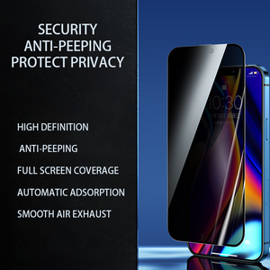 360 °   Protector de Pantalla de Vidrio Templado 9H Anti-Espía para <span class=keywords><strong>iPhone</strong></span> 16 15 <span class=keywords><strong>14</strong></span> <span class=keywords><strong>Pro</strong></span> <span class=keywords><strong>Max</strong></span>, Anti-Reflejos, Anti-Huellas, Cobertura Total - Product Image 6