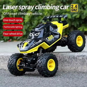 EPT Camioneta Monstruo RC 4WD a Escala 1:16, 2.4GHz, Todoterreno, con Rociador <span class=keywords><strong>de</strong></span> Agua y Luces LED, para Niños <span class=keywords><strong>de</strong></span> 6 Años en Adelante - Product Image 4