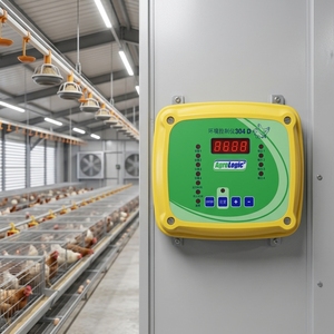 Unité de contrôle automatique de la température, de l'humidité et de la ventilation pour volailles - Contrôleur climatique Agrologic Temp Tron 607A-C - Product Image 1