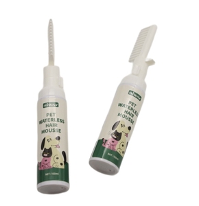 <span class=keywords><strong>Mousse</strong></span> de limpieza de mascotas personalizado al por mayor con peine, Herramientas de limpieza de mascotas, limpieza suave hipoalergénica para perros y Mascotas - Product Image 1
