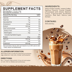 Bebida de Recuperación Post-Entrenamiento con Proteína Premium OEM, Colágeno, Aceite MCT y Prebióticos - Sabor Caramelo - Product Image 2