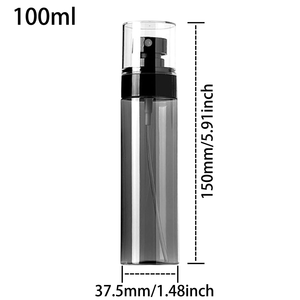 Ultra-fine <b>Mist</b> 100ml Summer Facial Hydration Nano Spray <b>Bottle</b> Travel Refill Cosmetic Perfume <b>Bottle</b> PET Plastic Silk Screen - Product Image 2