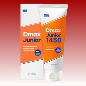 Pasta Dental DUO Solution Dmax Junior 1450ppm con Extractos Orgánicos, Fórmula 10-Free, Fortalece el Esmalte Dental para Niños de 7 a 14 Años - Product Image 6