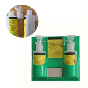 Estación <span class=keywords><strong>de</strong></span> Protección Ocular <span class=keywords><strong>de</strong></span> <span class=keywords><strong>Emergencia</strong></span> Portátil para Montar en la Pared, <span class=keywords><strong>Botella</strong></span> <span class=keywords><strong>de</strong></span> Repuesto Doble Vacía <span class=keywords><strong>de</strong></span> 500 ml para Lavado <span class=keywords><strong>de</strong></span> Ojos con Kit <span class=keywords><strong>de</strong></span> Marco <span class=keywords><strong>de</strong></span> PC - Product Image 2