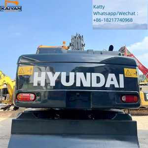Excavatrices sur pneus d'occasion HYUNDAI R210LC-9S de haute qualité, origine Corée, R210W-9S, 21 tonnes, machine de construction d'occasion - Product Image 2