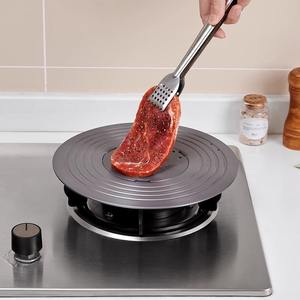 Plaque conductrice de chaleur en acier inoxydable, protecteur de cuisinière à gaz amovible, isolation anti-brûlure pour la cuisson domestique - Product Image 1