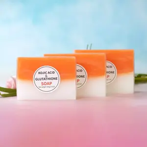 Grosir MARIYA 100% asam Kojic alami murni buatan tangan pemutih kulit wajah sabun Anti jerawat sabun asam Kojic dengan Glutathione - Product Image 1