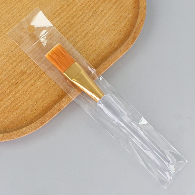 Mango plano transparente pelo amarillo