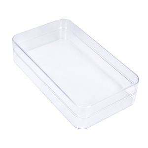 صندوق تخزين أكريليك شفاف ضيق للمكتب لتنظيم الأغراض الصغيرة والمفاتيح - Product Image 2