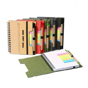 Bloc de Notas Adhesivas Recargables Personalizadas, Juego de Blocs de Notas Reposicionables con Pestañas de Índice y Formas Troqueladas para Promociones de Marca - Product Image 1