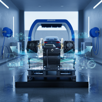 Compresor de Aire de Alto Flujo para Operaciones Robóticas Automatizadas en Gasolineras y Estaciones de Carga, Compresor de Aire para Limpieza de Automóviles