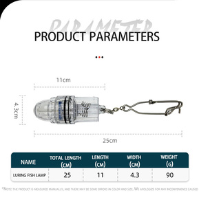 Lámpara de Pesca de Profundidad, Luz LED de Color para Peces, Luz de Pesca Submarina de 300 Metros, Luz de Diamante - Product Image 6