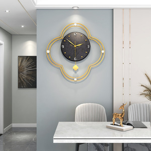 Nouveau design créatif métal moderne minimaliste mécanisme d'<span class=keywords><strong>horloge</strong></span> murale unique pour salon décor chambre à coucher - Product Image 2