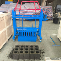 Presse manuelle portable pour la fabrication de blocs de béton creux, de pavés solides et de petites briques de ciment personnalisées