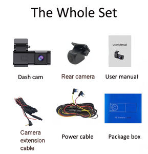 Dash Cam 2 canaux 2K + 1080P DVR caméra de voiture téléphone connexion sans fil Dashcam - Product Image 6