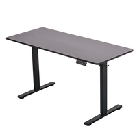 Table électrique moderne économique à moteur unique, cadre de bureau debout en acier, assemblage rapide, hauteur réglable, position assis-debout