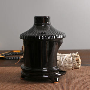 Sacra di legno salvia stufa per aromaterapia con Base in ceramica porta incenso piatto bianco masterizzatore Palo Santo bruciatore di legno di sandalo profumo - Product Image 2