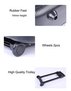 Valigia Portautensili Personalizzata OEM Impermeabile <span class=keywords><strong>Nera</strong></span> IP67 in <span class=keywords><strong>Plastica</strong></span> Rigida 25L Ampio Spazio di Stoccaggio per Componenti Utensili con Ruote - Product Image 6