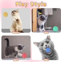 Vente chaude chat jouet pistolet interactif chat en peluche jouet Mini lanceur tir pistolet jeux extensible peluche balle jouets