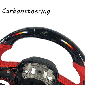 Volant en fibre de carbone forgée pour Chrysler 300C 300S SRT8 HEMI <span class=keywords><strong>V6</strong></span> V8 2011-2023 LD Custom OEM Fit Performance Upgrade - Product Image 2