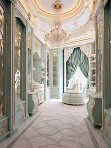 Armario para toda la casa personalizado de estilo europeo moderno de lujo ligero Popular esquina integrado tocador y escritorio estilo Popular - Product Image 3