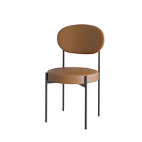 Combinaison Table et Chaises Commerciales Modernes en PU pour 4 Personnes, Idéale pour Salons de Thé, Cafés, Restaurants Occidentaux et Boutiques de Desserts