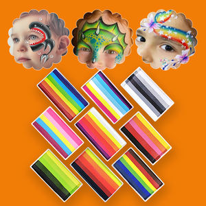 Venta caliente 20g Rainbow Bar Color Palette Notebook Cross-Border Body Painting Tool Set para Halloween Maquillaje Festivo - Product Image 3