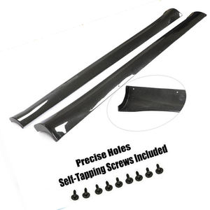 Accessoires auto en fibre de carbone 2 pièces de jupes latérales pour <span class=keywords><strong>tesla</strong></span> modèle Y - Product Image 4