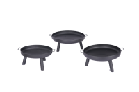 Brasero de table portable de haute qualité à trois pieds en fer pour l'extérieur D=60CM