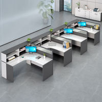 High Quality ISO Certified Durable Modern Wooden Panel Executive Office Desk Partition for Villa Commercial Use Customizable