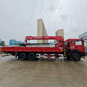 Grúa hidráulica montada en camión Dongfeng 6X4 de suministro de fábrica, camión grúa para sitios de construcción - Product Image 4