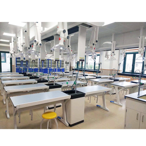 Meubles de bureau de laboratoire scolaire de haute qualité produits chimiques de laboratoire Table de travail bureau d'école établi de laboratoire pour leçon expérimentale - Product Image 1