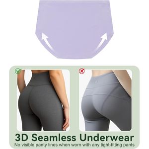 Culottes personnalisées en modal pour femme, taille mi-haute, couvrance intégrale, sans coutures, lot de 4, tailles S-XXL - Product Image 6