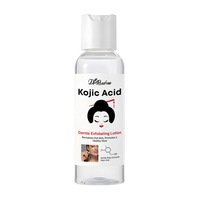 Ensemble de Soins Éclaircissants Exclusifs Transfrontaliers à l'Acide Kojique : Lotion Essentielle Hydratante, Exfoliante et Séborégulatrice pour le Visage et le Corps