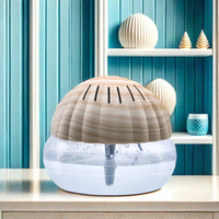 Humidificateur ultrasonique intelligent à brume froide électrique, nouveau modèle, avec aromathérapie, télécommande, en plastique, pour usage hôtelier, garantie 1 an
