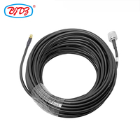 Usine directement 1 mètre N mâle à RP SMA mâle faible perte RG58 lmr195 lmr200 câble Coaxial personnalisable