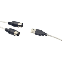 USB salida MIDI interfaz Piano teclado para PC portátil Mac cable adaptador MIDI Cable para casa estudio de música