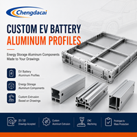 Perfiles de Aluminio para Baterías de Vehículos Eléctricos Personalizados, Componentes de Aluminio para Almacenamiento de Energía, Fabricante OEM