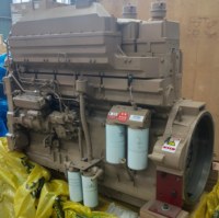 KTA19-C600 untuk perakitan mesin diesel Cummins berpendingin air 6 silinder 4 langkah 448KW 600HP 1800RPM
