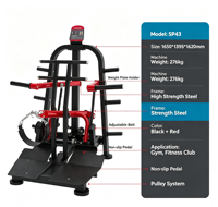 Machine de musculation professionnelle pour tirage dorsal circulaire multi-angles pour l'entraînement des pectoraux et des dorsaux