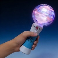 Großhandel: Personalisierbarer LED-Schneemann-Zauberstab mit Logo, leuchtendes Partygeschenk mit individueller Verpackung für Feiertagsveranstaltungen