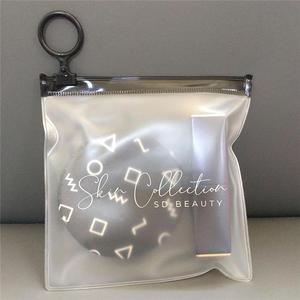 PVC Frosted Zipper Bag Plastic Stand-Up <b>Pouch</b> for Clothing Packaging Bags <b>Zip</b> Lock Bag Moisture Proof with Custom Logo Printed - Product Image 5