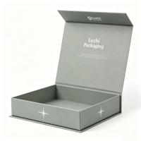Boîte de luxe avec logo personnalisé, fermeture magnétique, couvercle en carton rigide, boîte en carton noir avec aimant, emballage pour chaussures, vêtements, emballage cadeau en carton