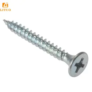 Tornillos TEK Low MOQ Customized Sizes Packing Zinc plated Bugle Head Coarse Thread Drywall Screw Gypsum