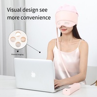 Haute qualité 2 en 1 casque de Massage soulagement appareil relaxant masseur de tête électrique bandeau de Compression d'air masseur de cuir chevelu