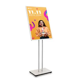 Reclameposter Slanke Lichtbak Displaystandaard A3/A2 Led Lichtbak Menubord Foto 'S Frame Vrijstaand