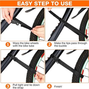Verstellbare Fahrrad gurte Rad stabilisator Fahrrad zubehör für den Transport von Fahrrädern - Product Image 4