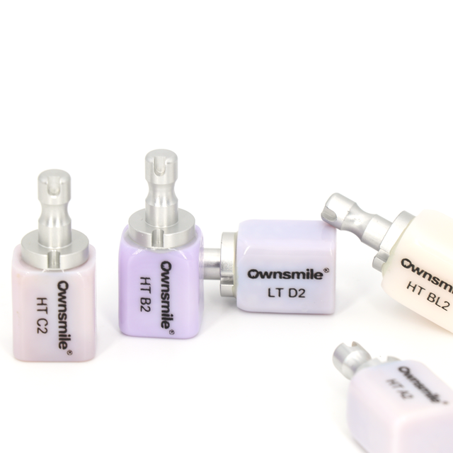 Ownsmile High Quality Aesthetic Dental Glass Ceramic C14 Dental Glass Ceramic Blocks Lithium Disilicate