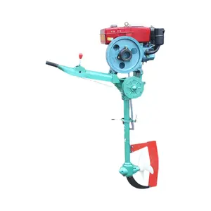 factory hot sale high quality 8 HP 2600rpm water-cooled Vertical Diesel Outboard Motor hanging machine for fishing boat