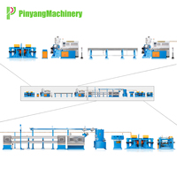 Pinyang UTP Machine d'extrusion de câble Chine Cat 6 Fabrication PE Moussant Équipement de fabrication de câbles physiques